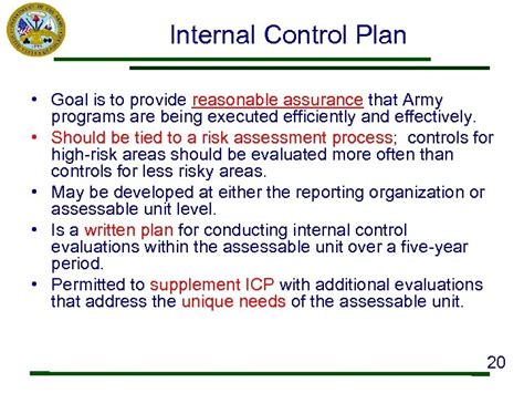 managers internal control program army.
